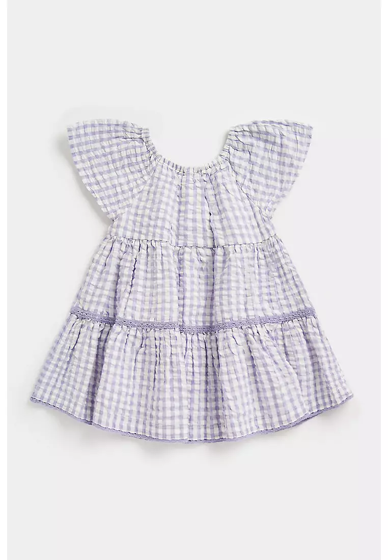 Mothercare Lilac Jersey Dress and Knickers Outfit