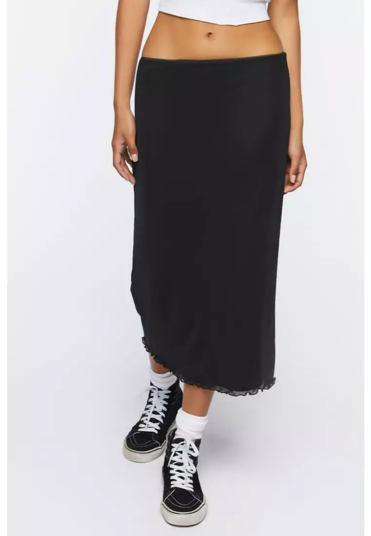Black midi skirt forever 21 online