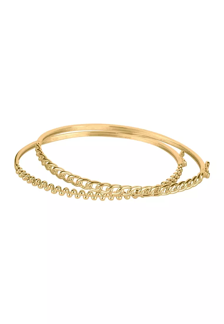 Chain Bangle 14k Gold
