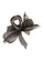Kings Collection black Mesh Bow Shark Clip HA20260 A7DDBAC5B16918GS_1