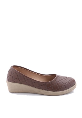 Dr. Kevin Women Flat Shoes Wedges 43118 - Brown