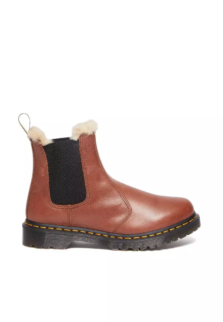 Discount on Dr. Martens  shoes - SKU: 2976 Leonore Women's Faux Fur-Lined Chelsea Boots