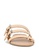 London Rag beige Nude Multi Strap Buckle Flat Sandals 69FBDSHF47D181GS_4