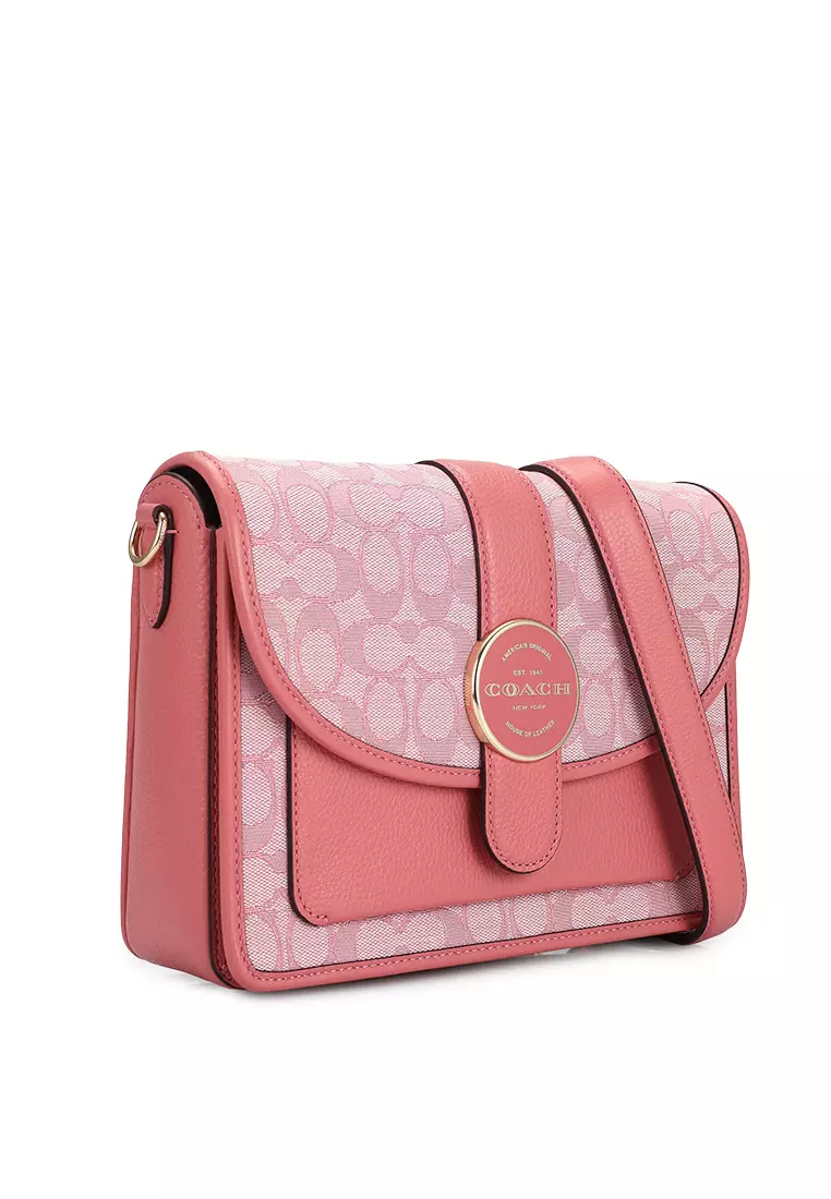 Coach sling bag pink clearance