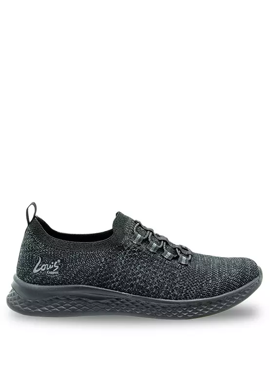 Solid Tone Textured Sport & Street Sneakers