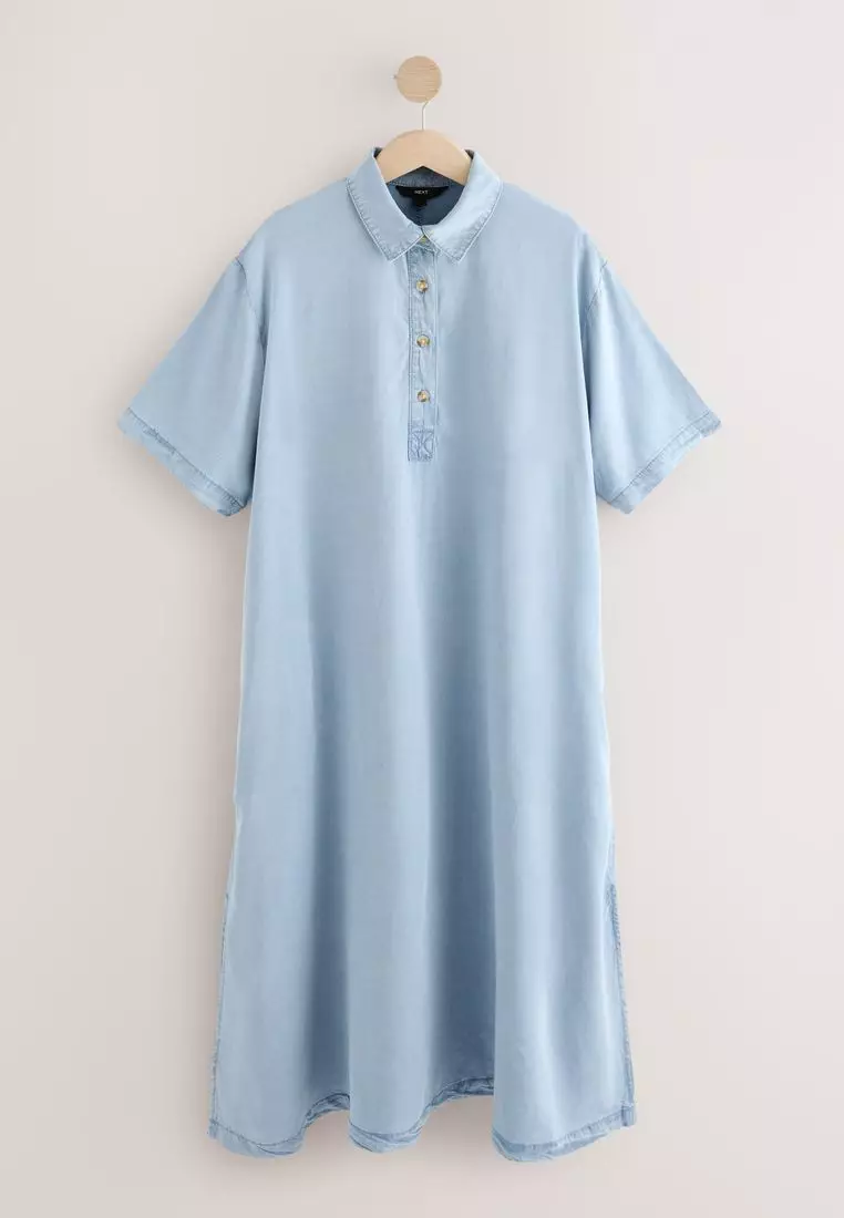 Lightweight TENCEL™ Denim Maxi Dress