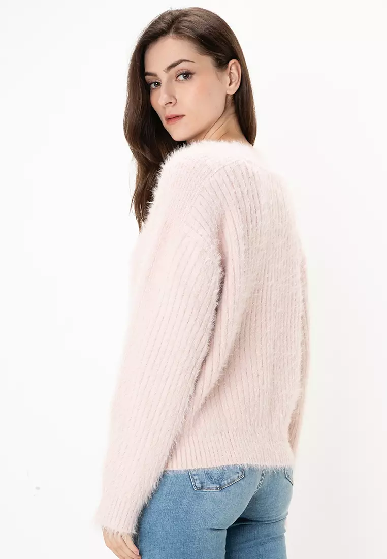 Calvin klein fuzzy sweater discount