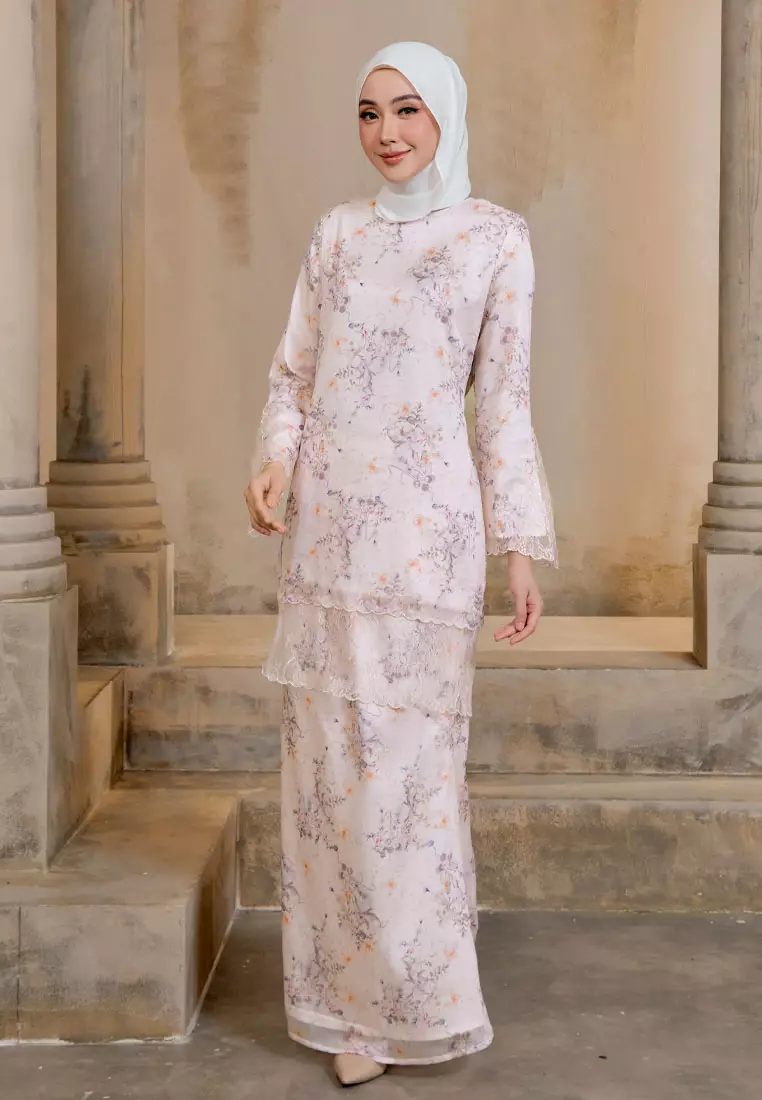 Kesuma Luxe Kurung Modern with Sequin Lace