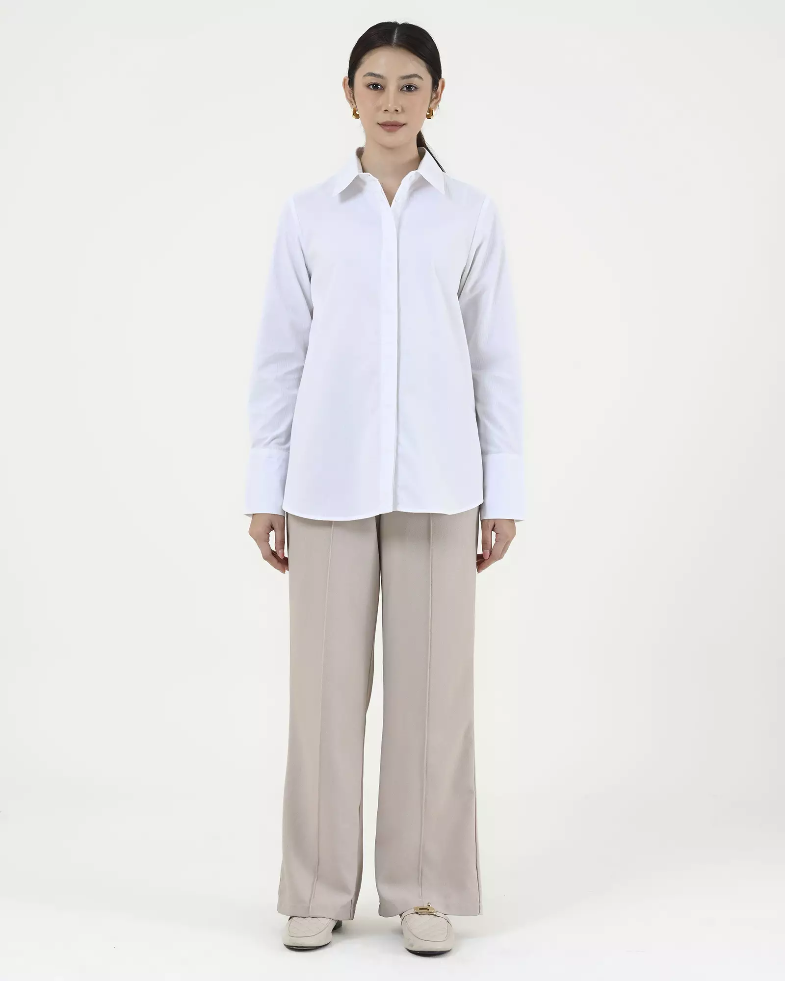 Geulis.id TIMAKI SHIRT - White