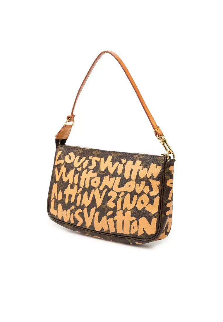 Pre-Loved Louis Vuitton Stephen Sprouse Monogram Graffiti Pochette Accessoires