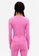 Monki pink Stretchy Ribbed Long Sleeved Top 544D0AA5DAEF71GS_2