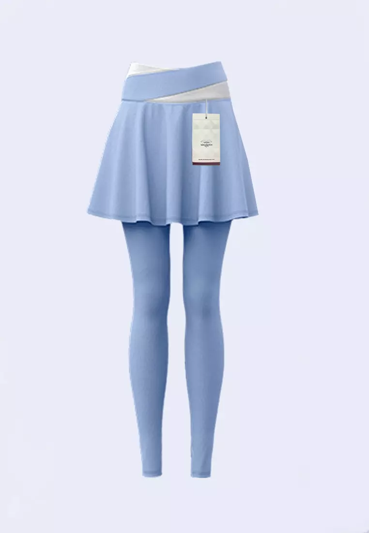 Light blue skirt yoga shop