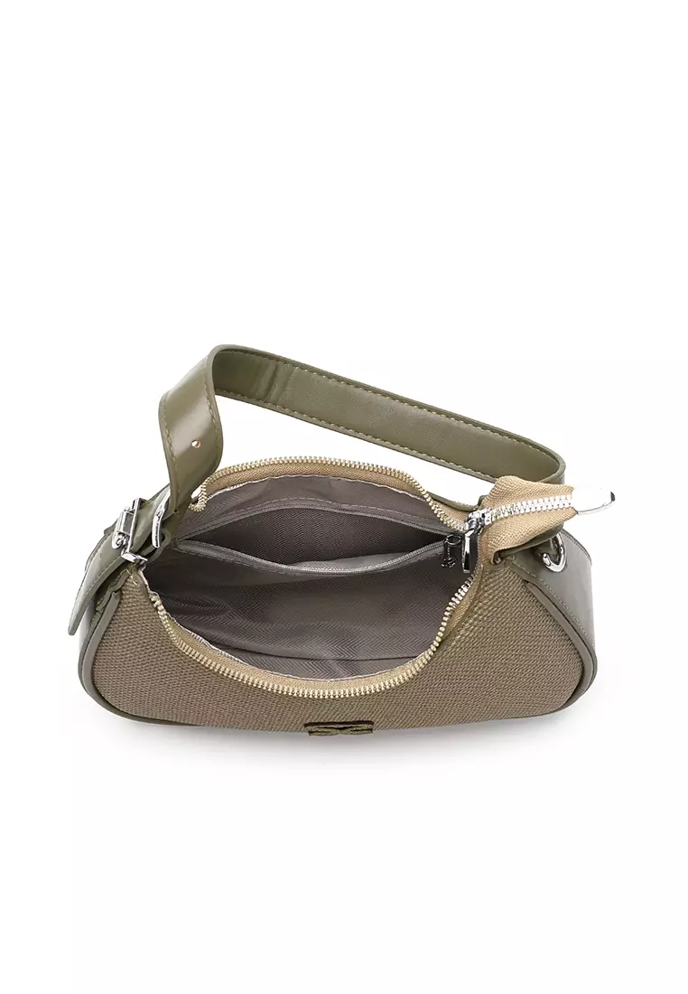 Women's Top Handle Bag / Sling Bag / Crossbody Bag / Shoulder Bag (Tas Tangan Wanita / Tas Selempang Wanita / Tas Bahu Wanita) - Hijau