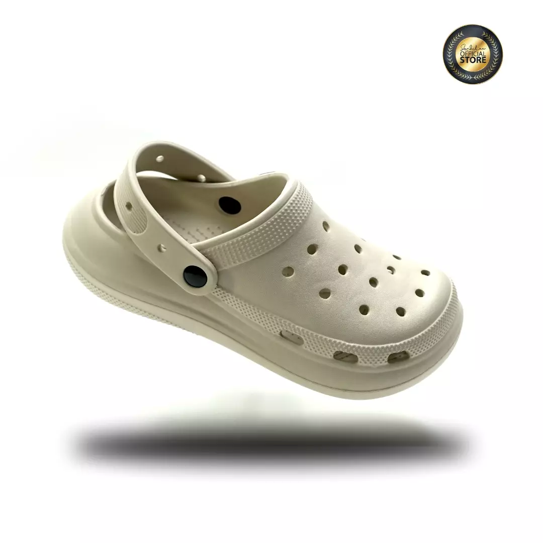 ZANDILAC - SANDAL WANITA DEWASA CH230090WD - ABU PEYOTE full karet