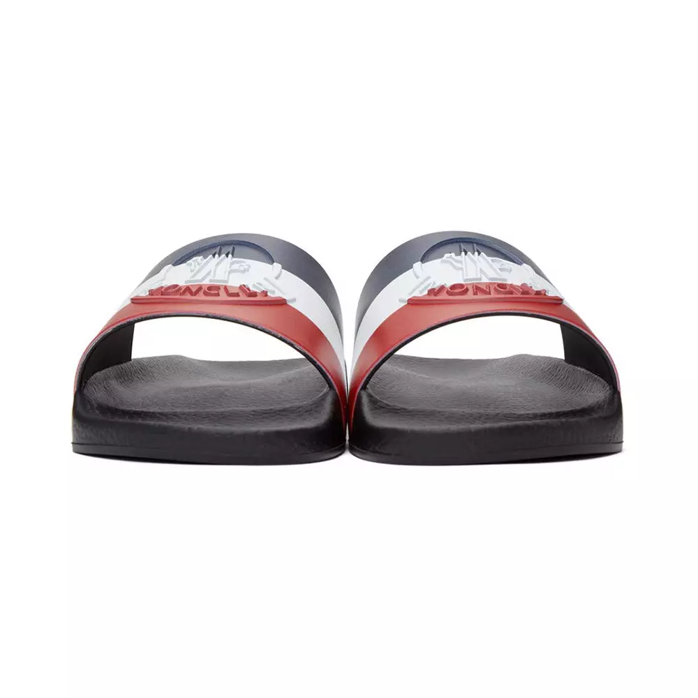 Basile French Flag Sandal Slide Black Men