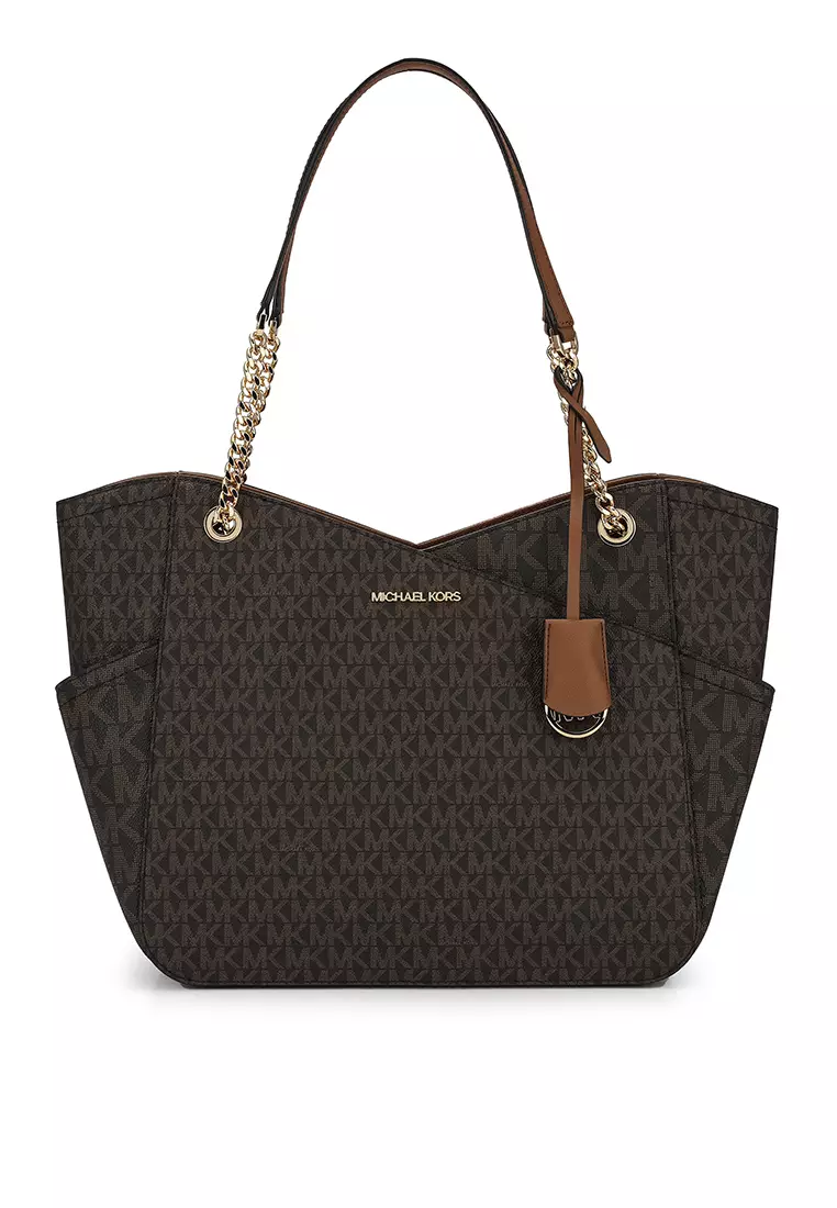 Michael kors jet best sale set travel cognac
