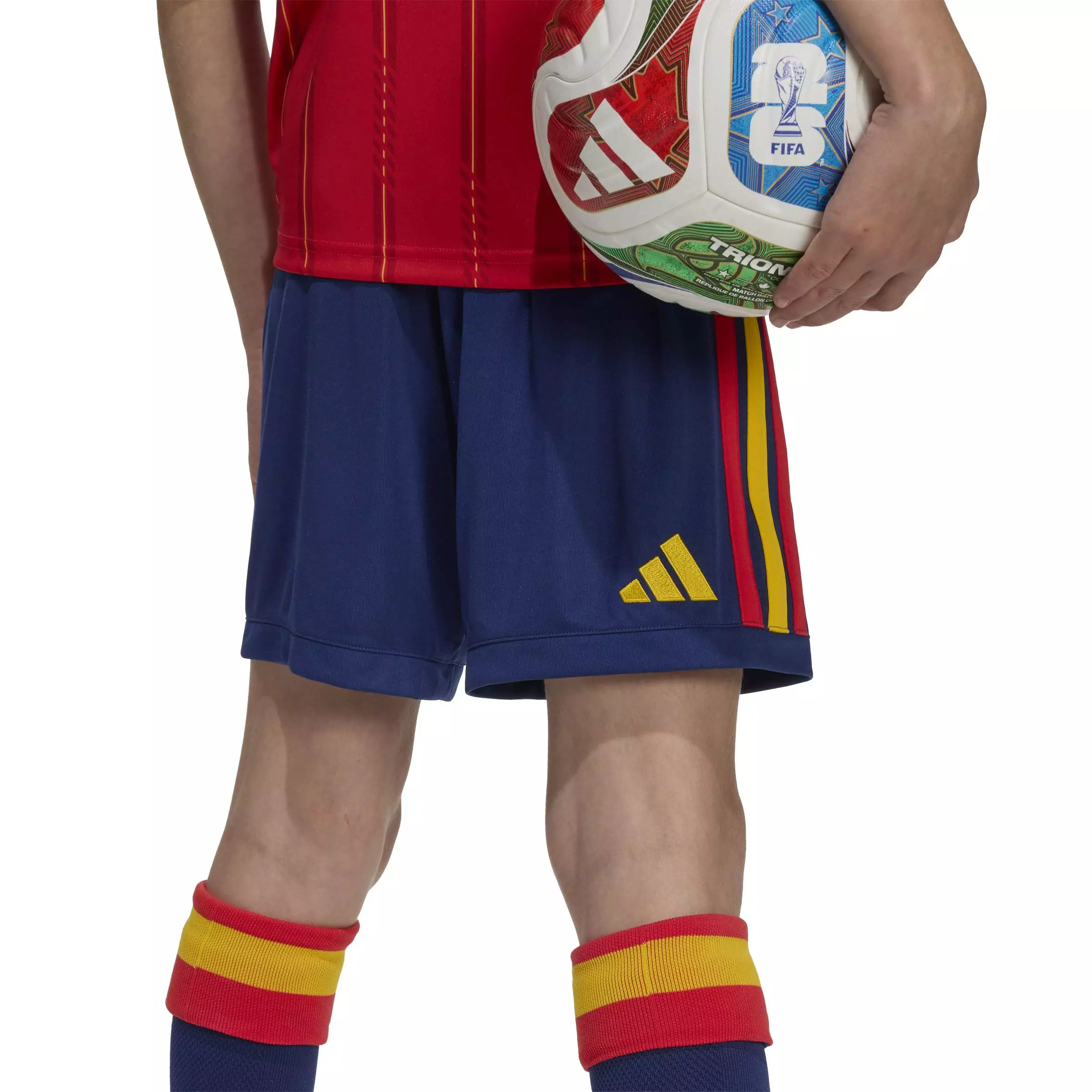 ADIDAS Spain 26 Home Kids Shorts JZ5760 - Celana Pendek Anak (Biru)