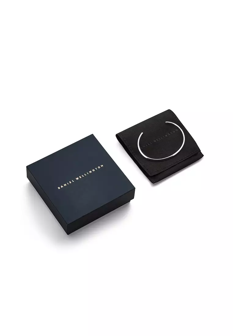 Classic Arch Cuff Silver 4mm - Unisex Bracelet for women and men stainless steel Bracelet DW Official Authentic Original gelang tangan perempuan lelaki DW