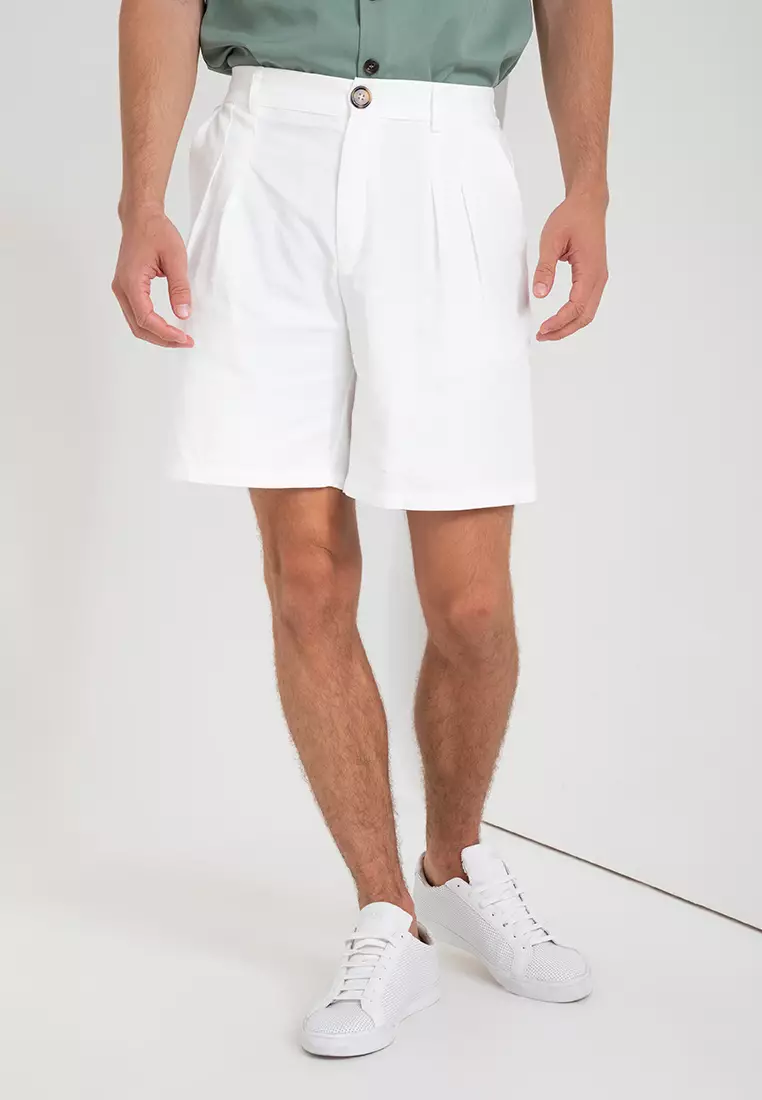 Buy Zalora Studios Double Pleated Shorts 2024 Online ZALORA