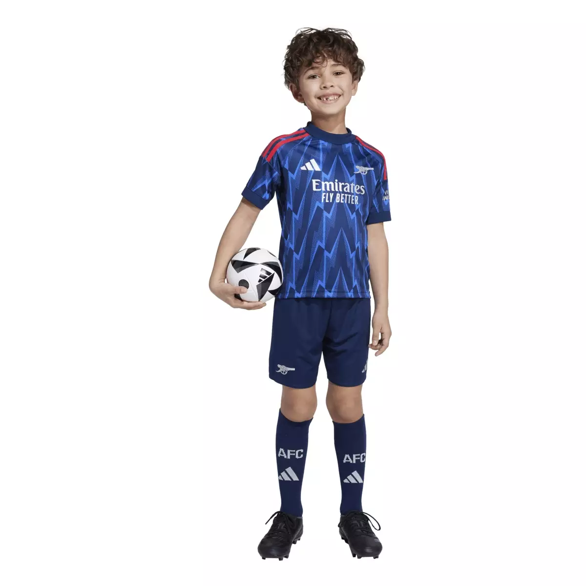 ADIDAS Arsenal 25/26 Away Mini Kit Kids JI9527 - Set Jersey Anak (Biru)