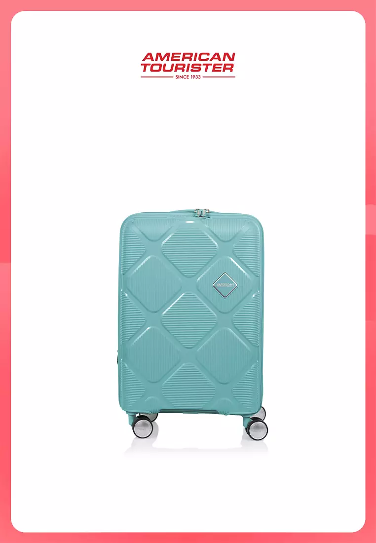 American Tourister Koper Hardcase Instagon Spinner Cabin 20 Inch Exp TSA V2 - Mineral Blue