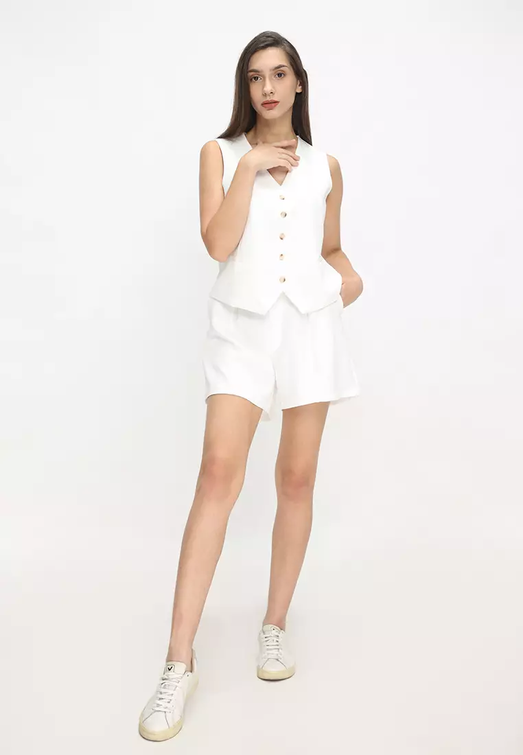 Mannequin Vest With Shortpants Set