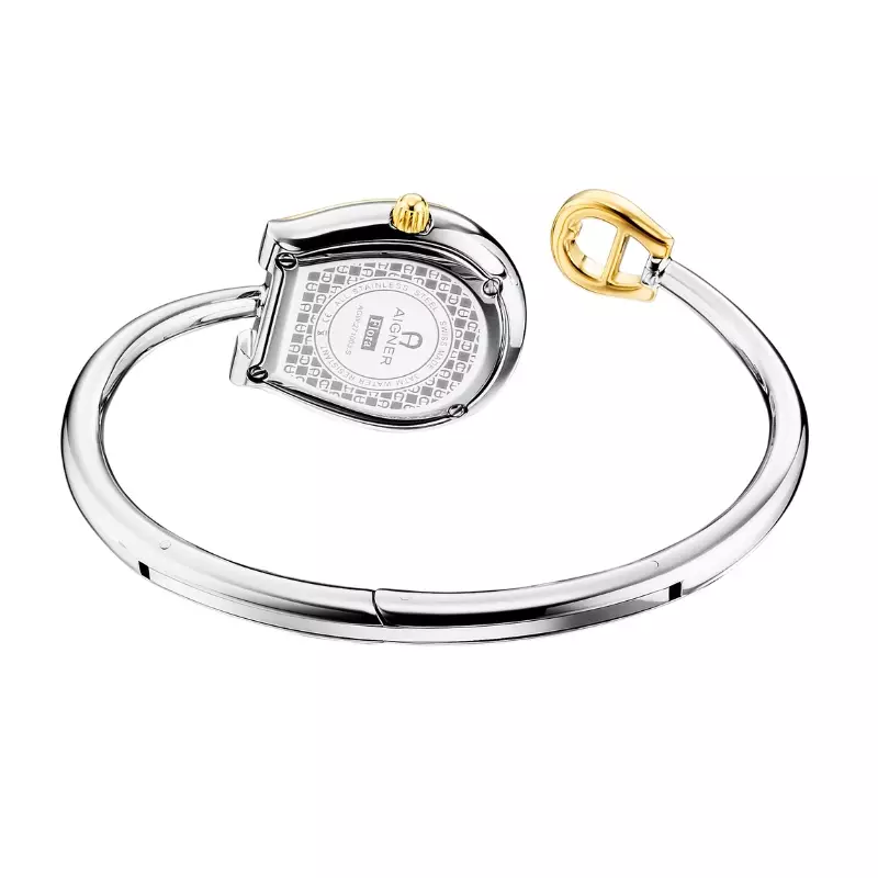 Jam Tangan Wanita Bentuk Gelang AIGNER Flora AGW.271003.S