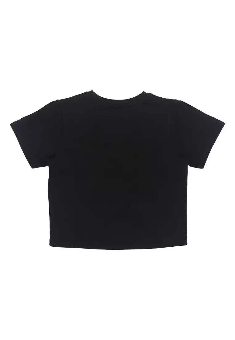 Girls Licensed Graphic Ringer T-Shirt Logo