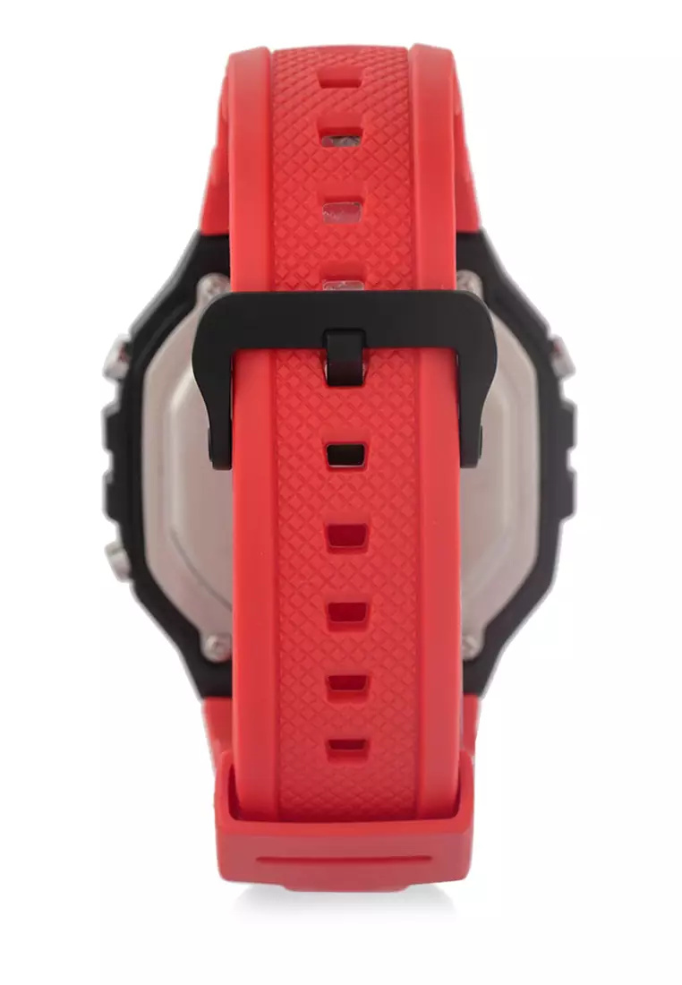 CASIO Jam Tangan Digital W-218H-4BVDF Merah