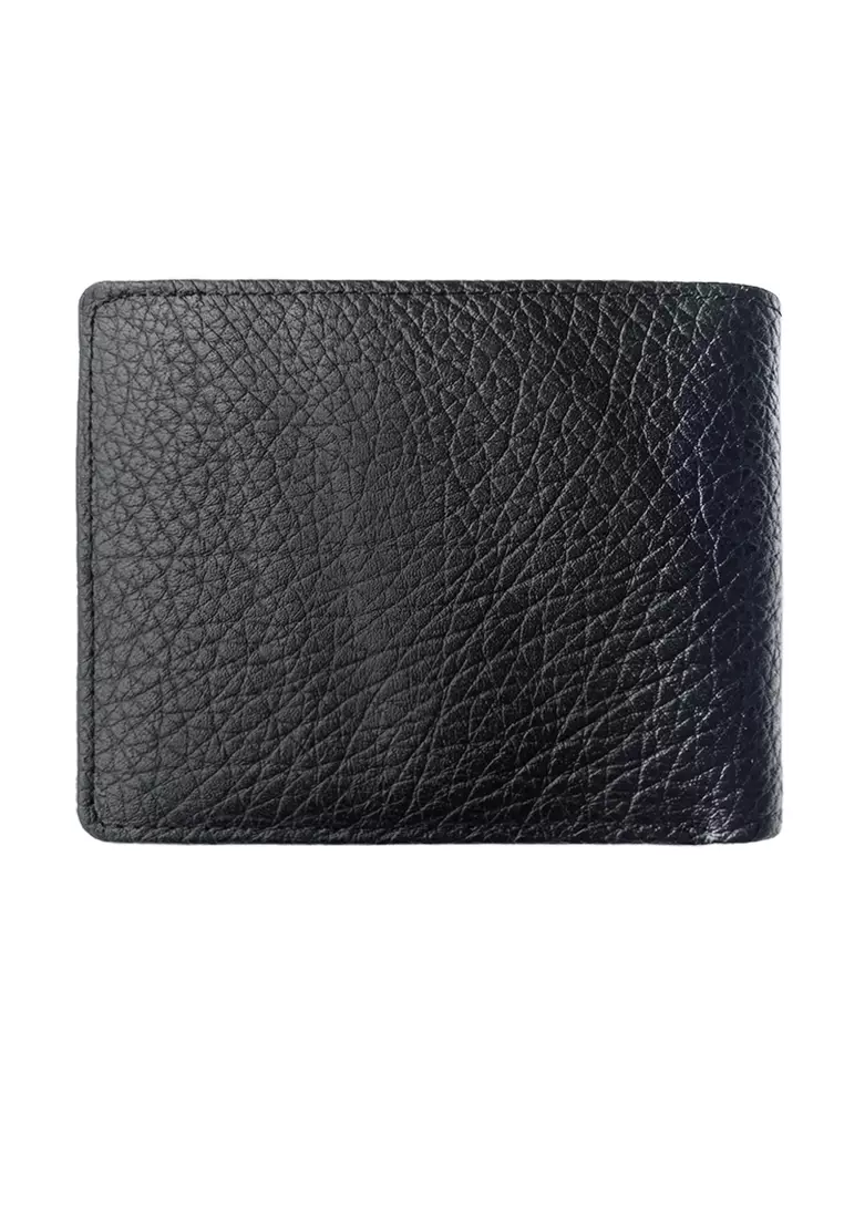 Crocodile H7005R Dompet Tri-fold Wallet Leather Kulit Original - Hitam