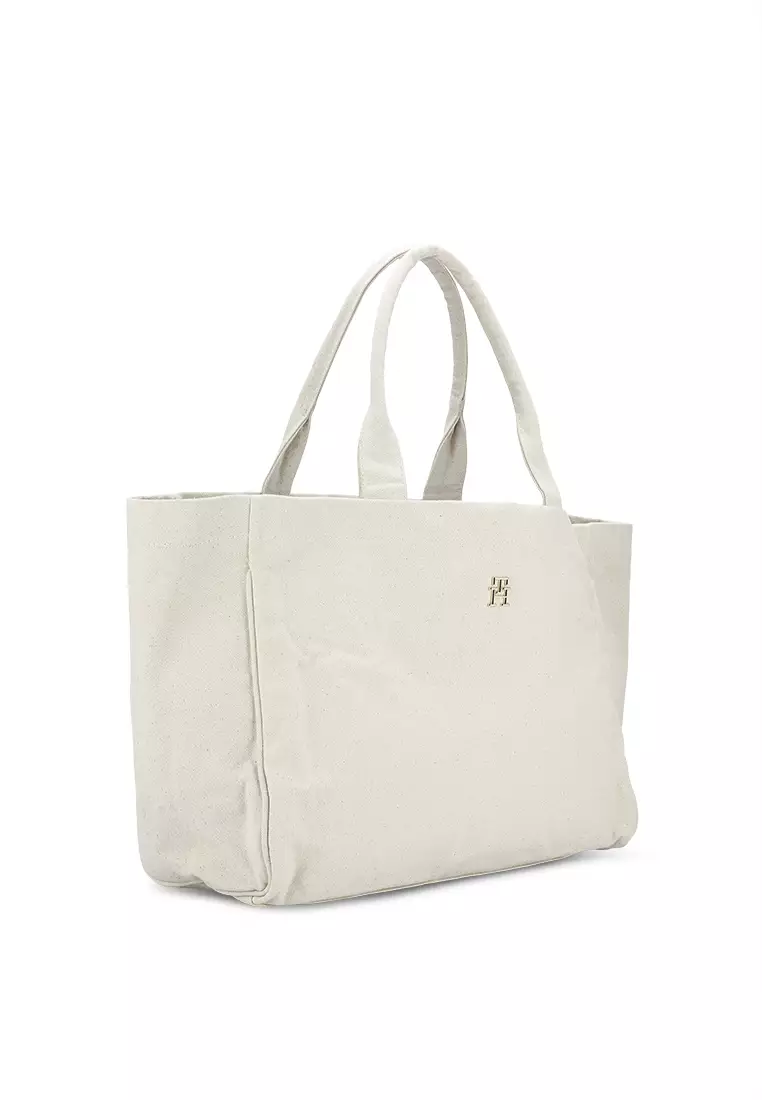 Canvas Monogram Tote Bag