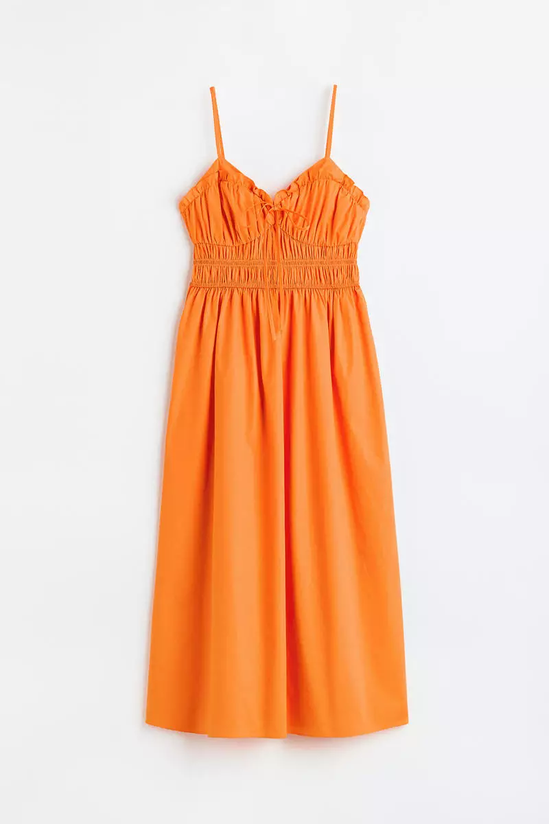 Orange 2024 h&m dress