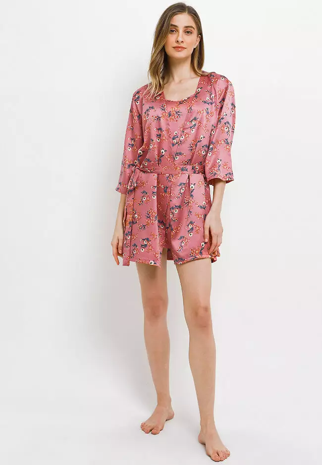 Kimono Sexy Satin Silk Dress Sleepwear