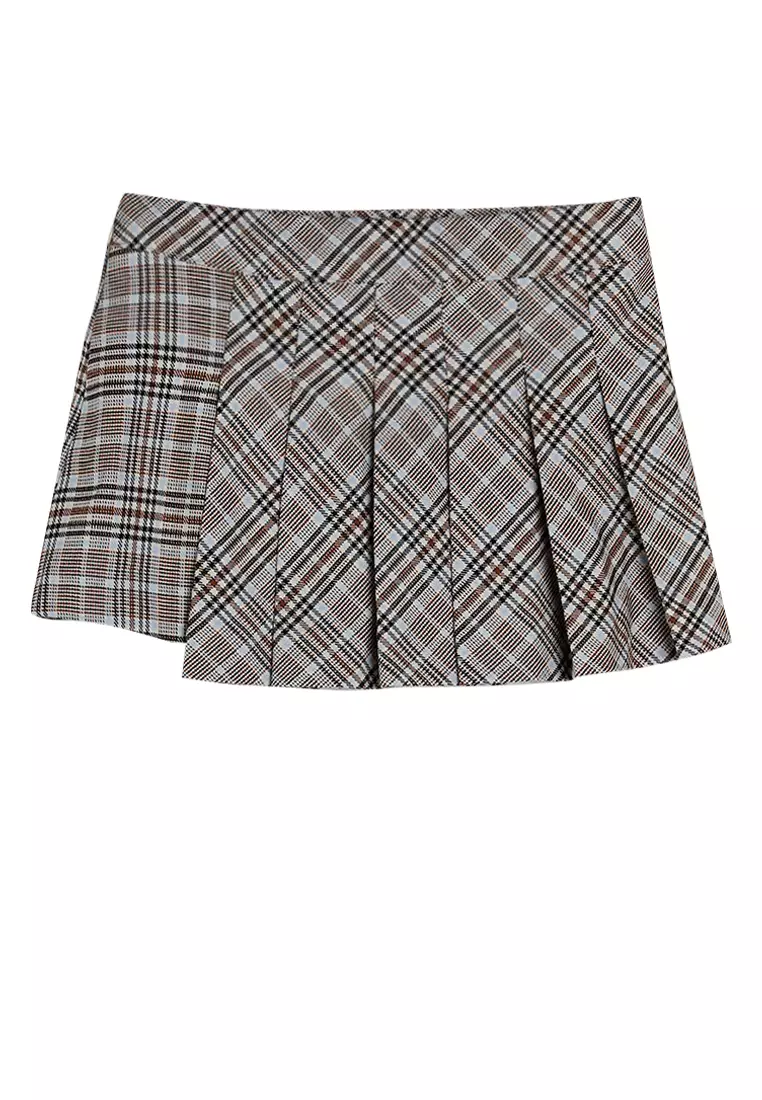 Checkered Mini Skirt