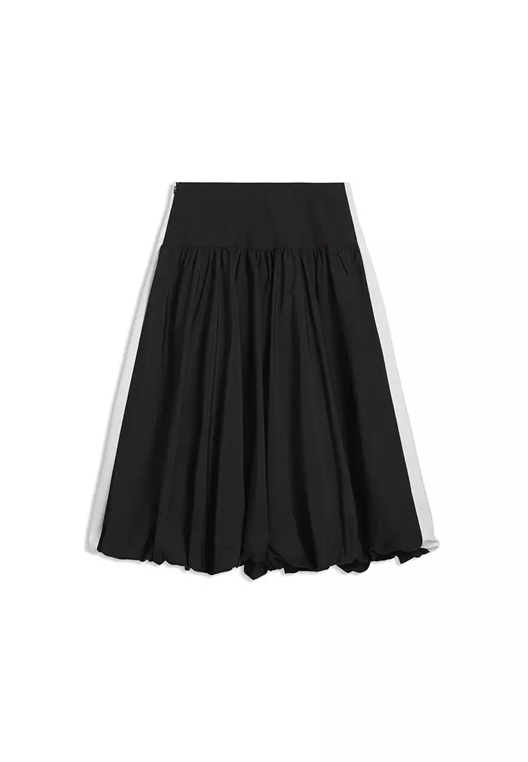 T7 Balloon Midi Skirt Women