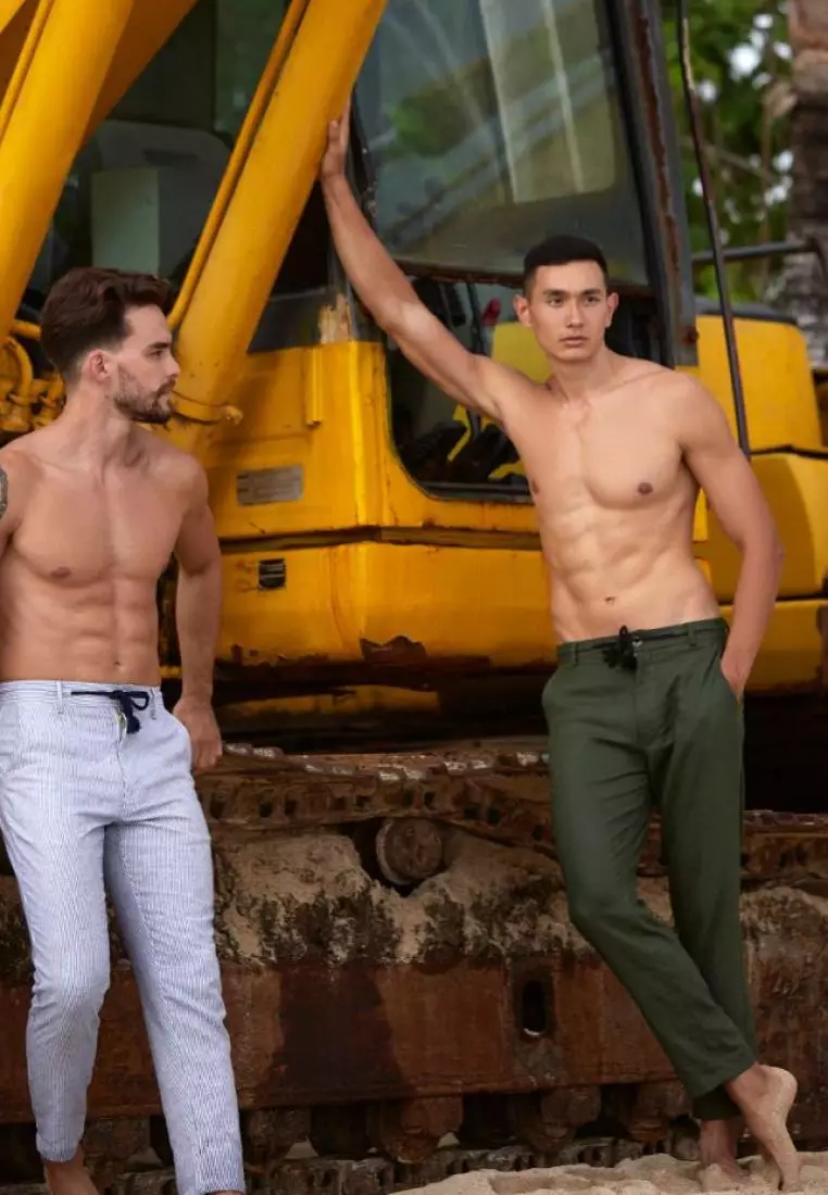 Seaweed Celana Panjang Linen Pria | Linen Long Pants Men