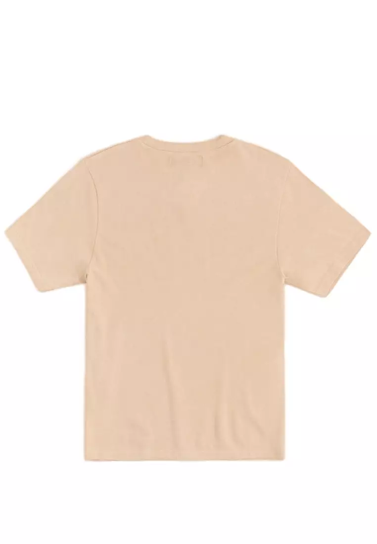 來自紐約的街頭服飾品牌 - Chase the Unknown 短袖T卹 - 卡其色