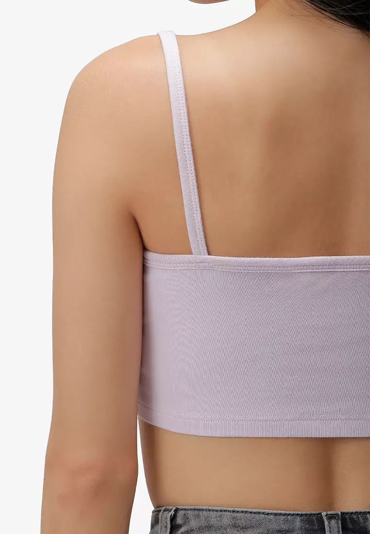 Lavender Twisted Mini Tank Top