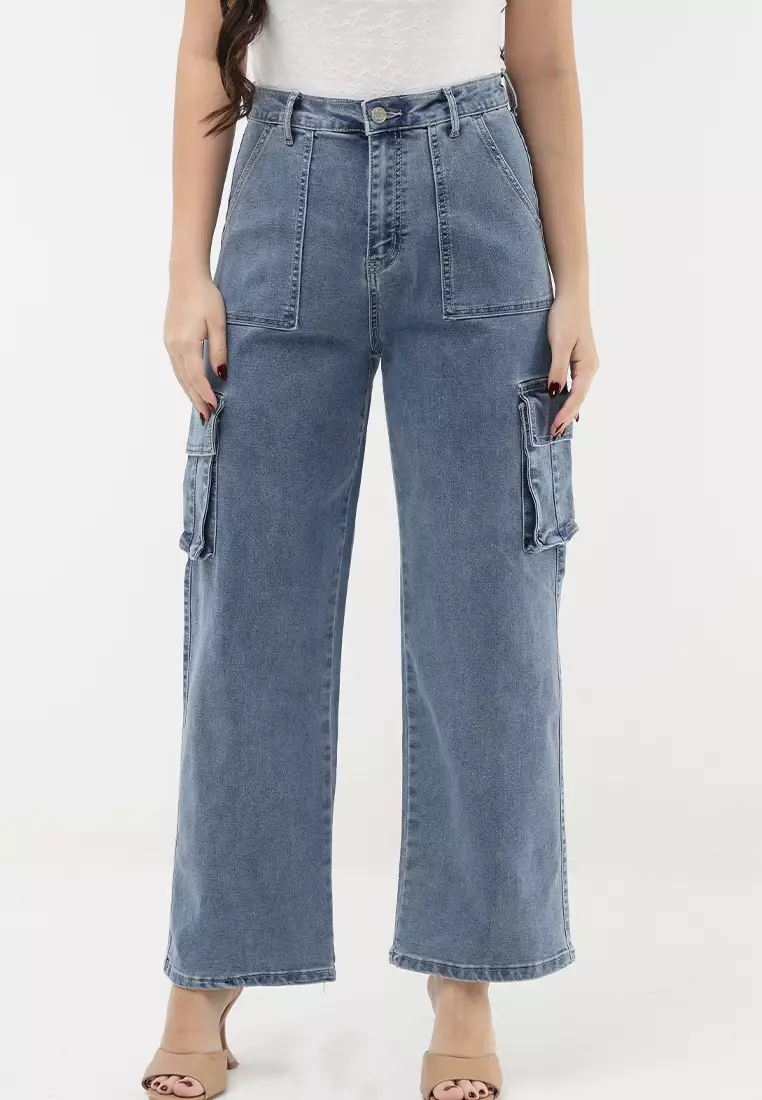 Cargo Wideleg Jeans