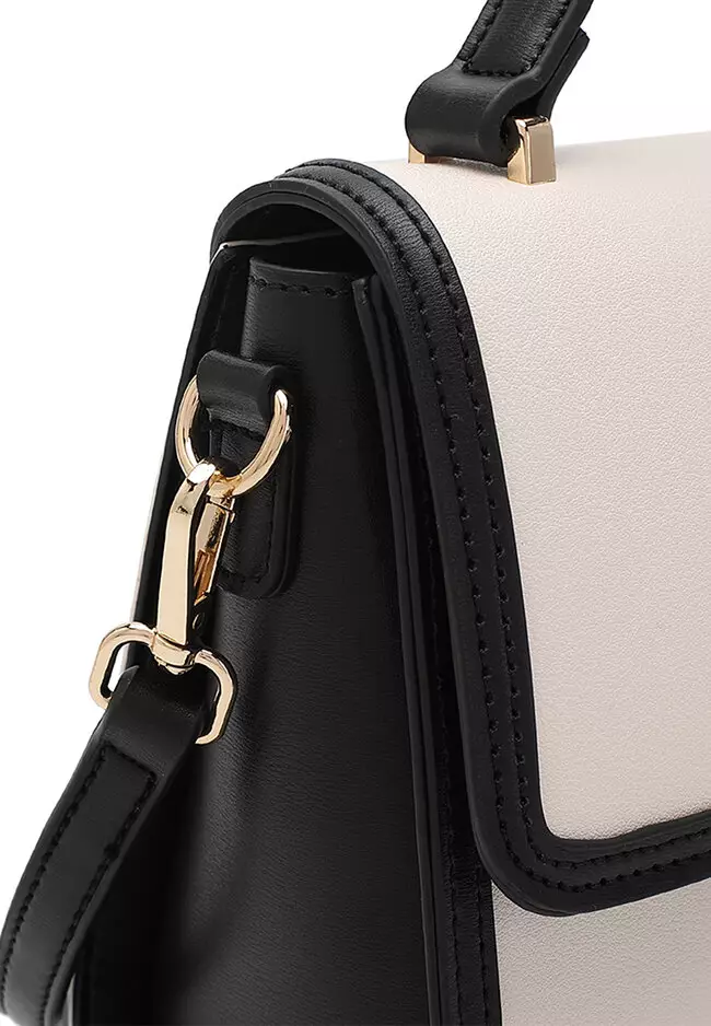 Top Handle Bag / Sling Bag / Crossbody Bag - White