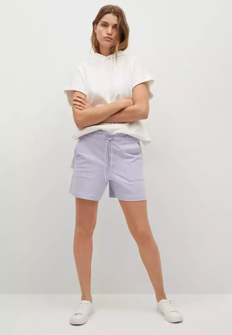 Pockets Cotton Shorts