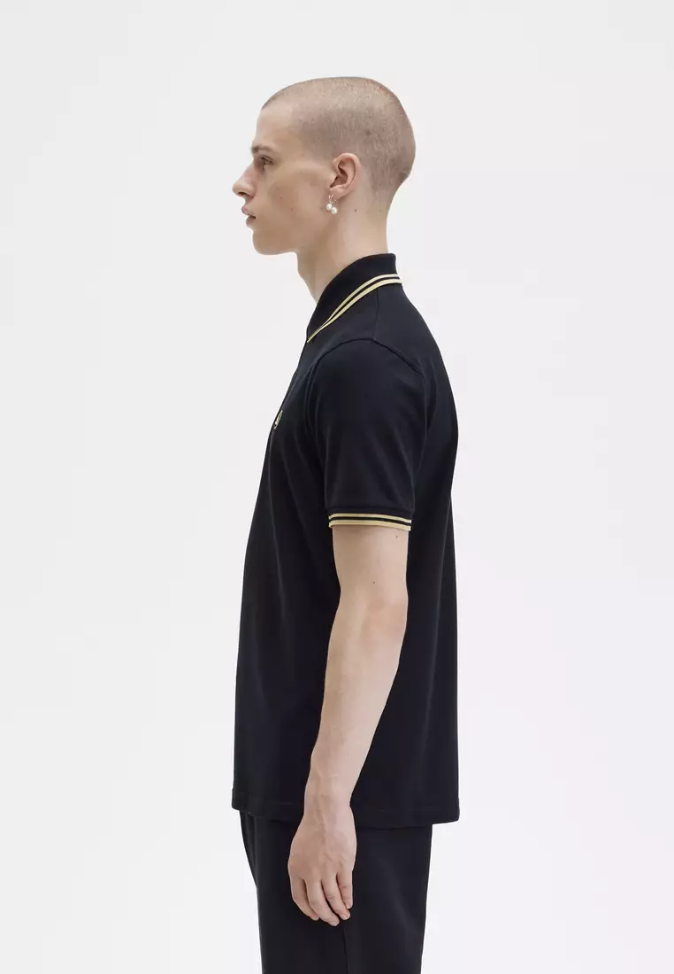 Black and outlet champagne fred perry