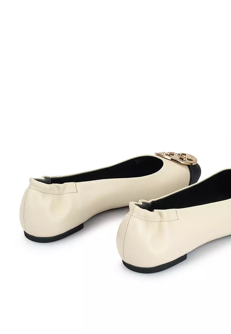 Claire Cap-Toe Ballerina Flats (nt)
