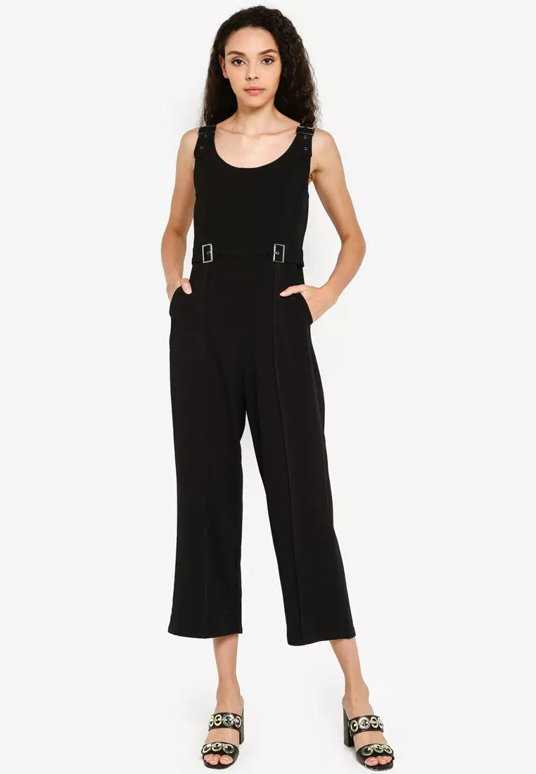 Women's Ponte Unitard Flare Jumpsuit