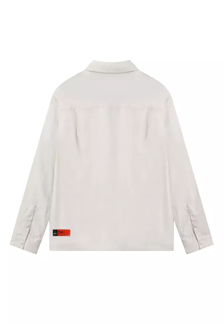 White long sleeve fila on sale top