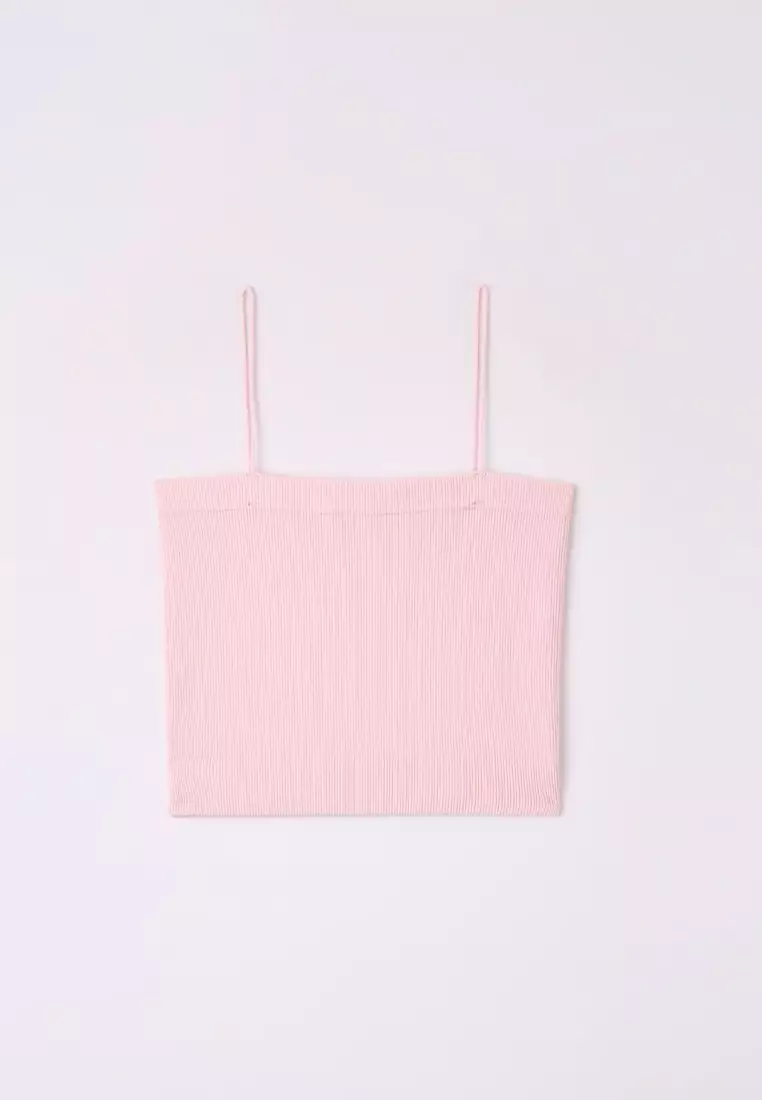 Thin Strap Bandeau Crop Top for Women