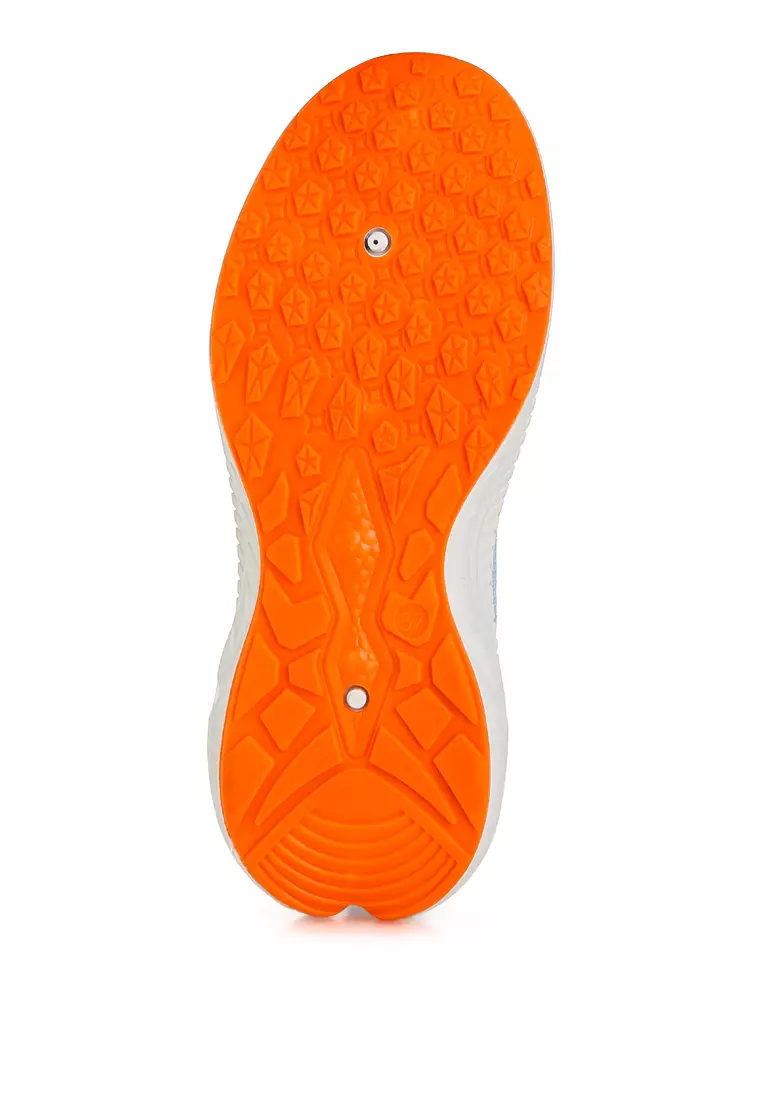 Lace-Up Chunky Sneakers in Blue