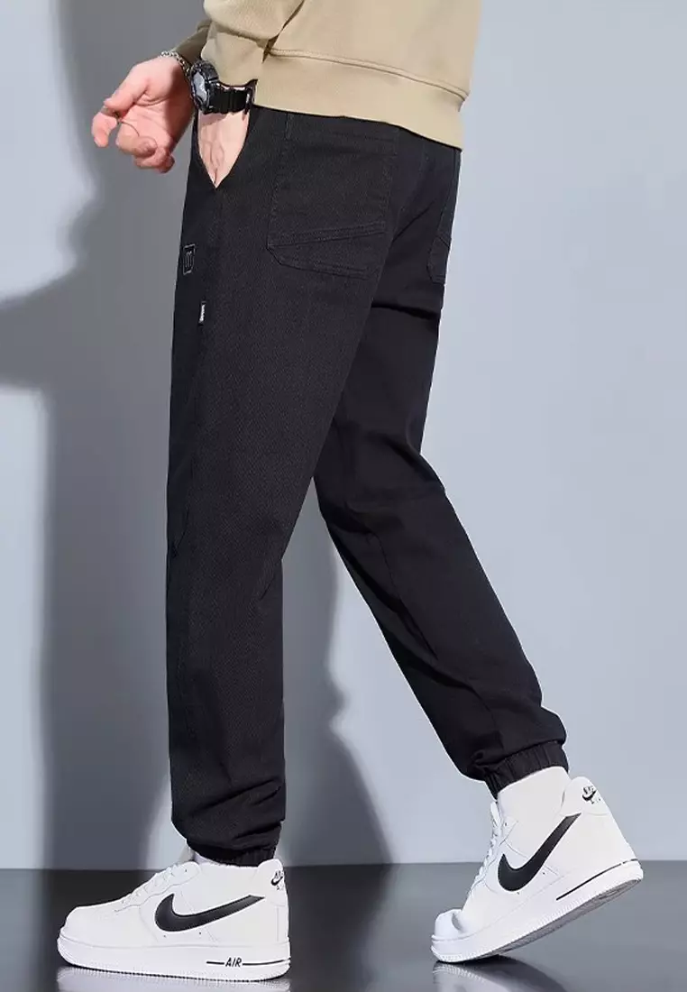 Drawstring Casual Cargo Pants