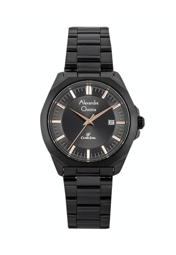 Jual Alexandre Christie Alexandre Christie Jam Tangan Wanita Black Stainless Steel 8596 Ldbipba Original Zalora Indonesia