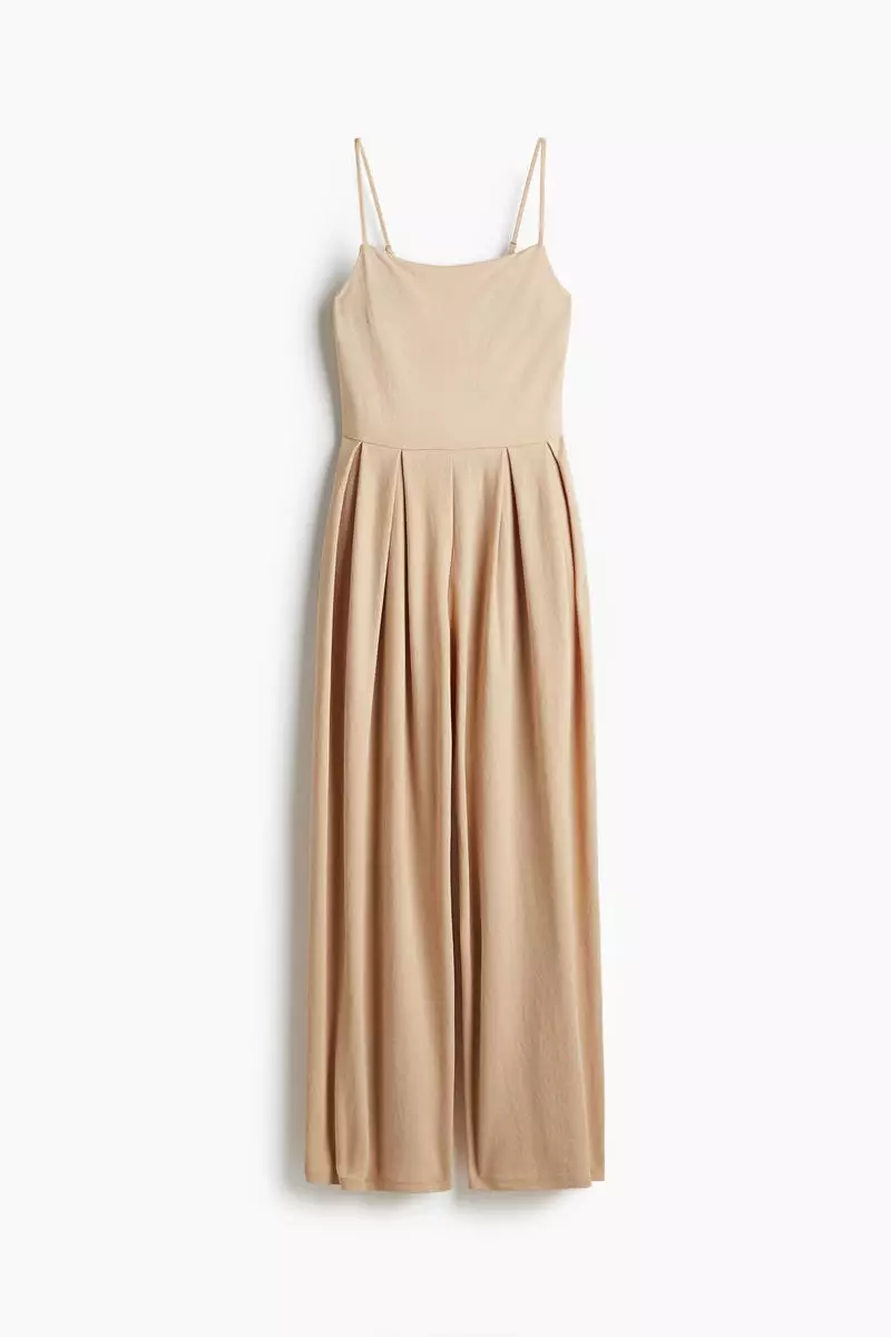 Pleated jumpsuit